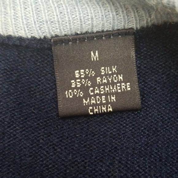 Northern Isles Silk Cashmere Sweater Medium - Picture 4 of 5